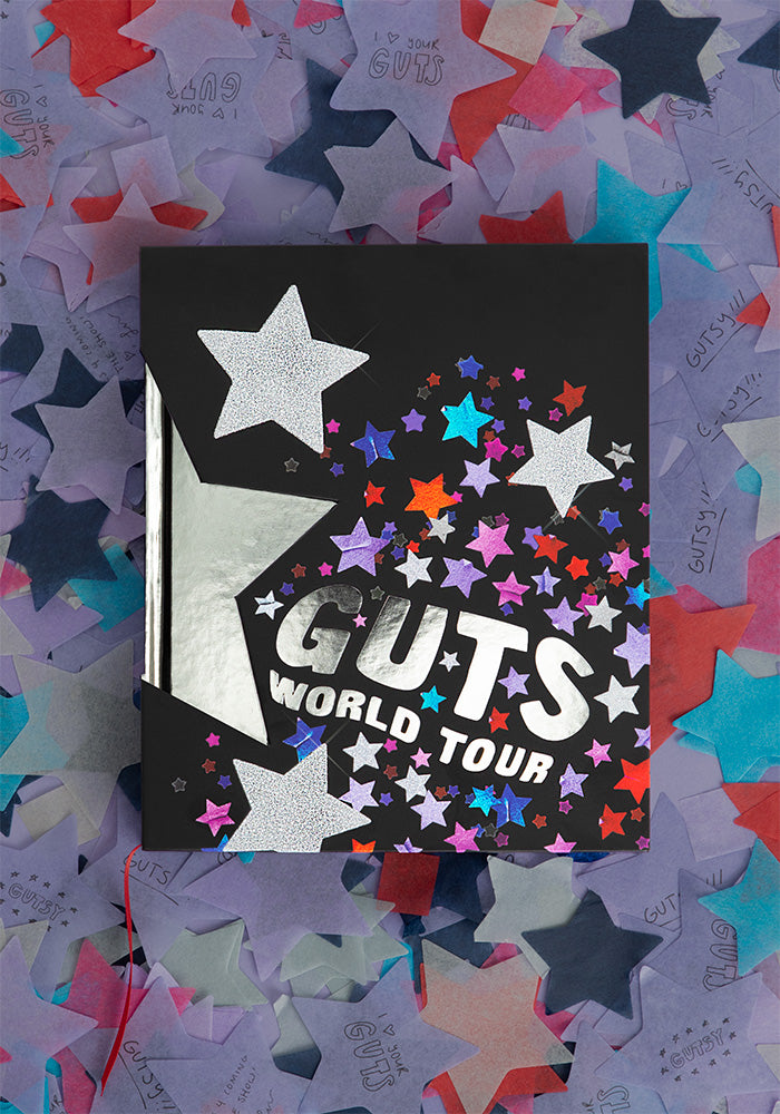 GUTS world tour book front with sleeve