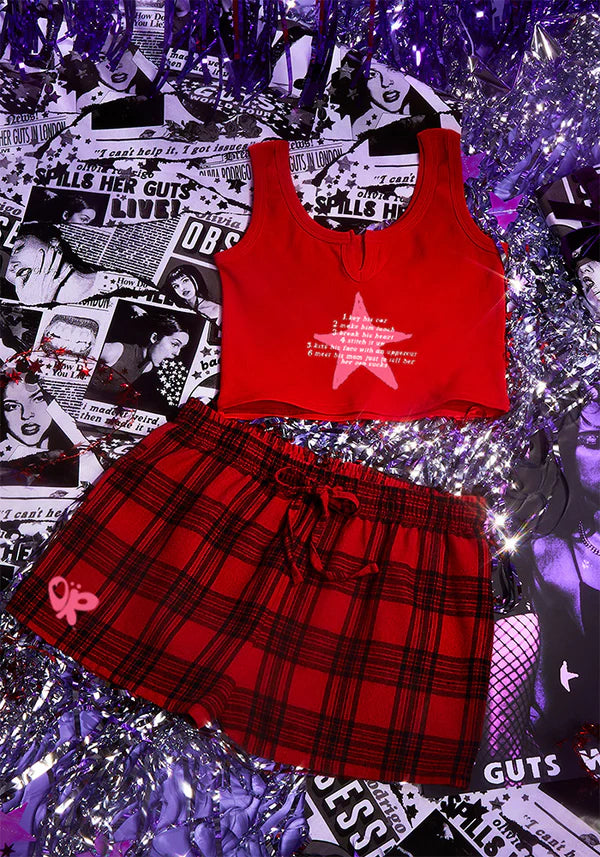 get him back! pj set with decorations