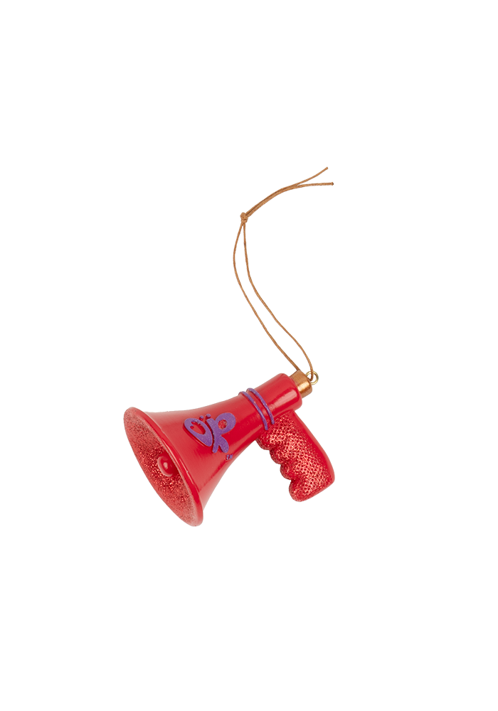 Olivia's Megaphone Ornament | Official Olivia Rodrigo AU Store