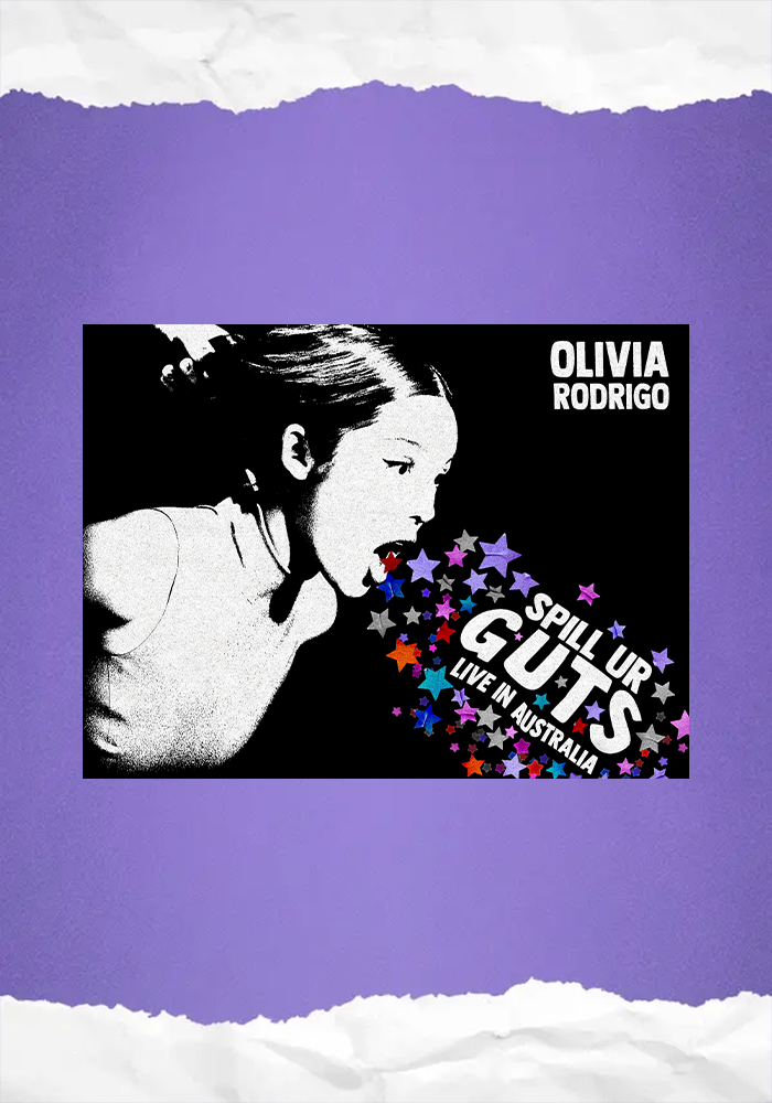 GUTS tour Australia admat poster | Olivia Rodrigo AU Official