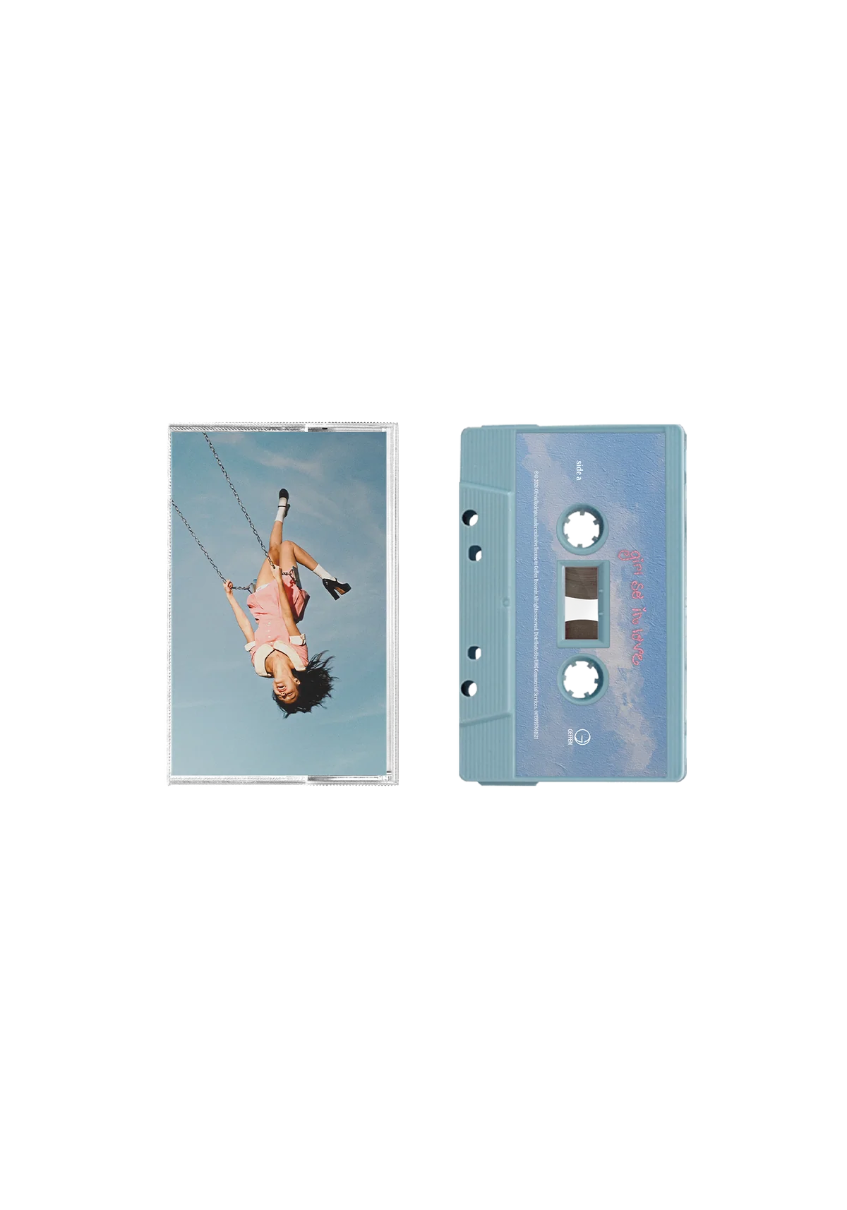 you seem pretty sad for a girl so in love - exclusive baby blue cassette