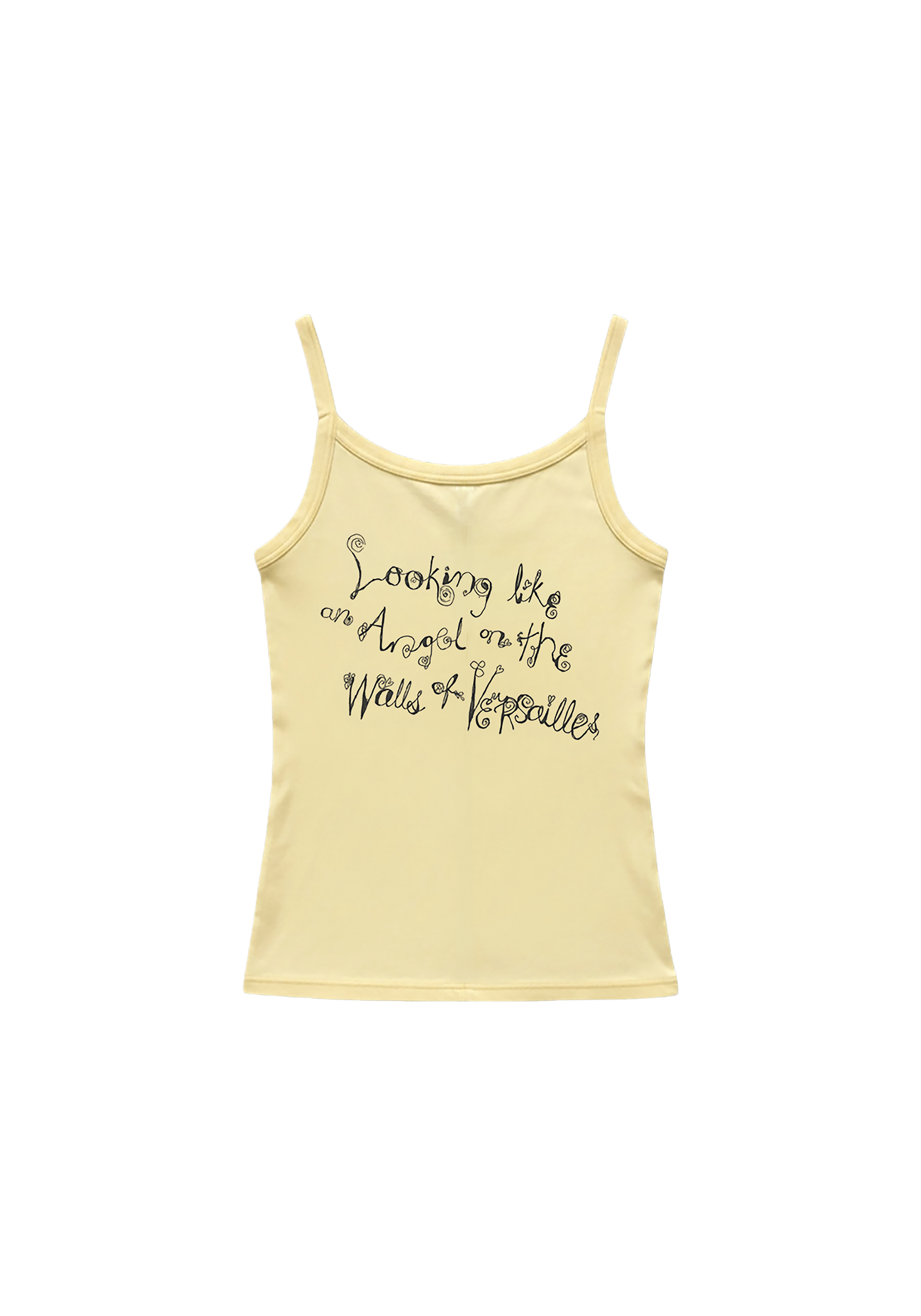 versailles women's spaghetti strap tank back