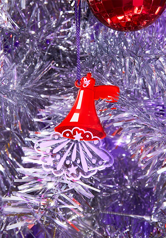 megaphone ornament on christmas tree