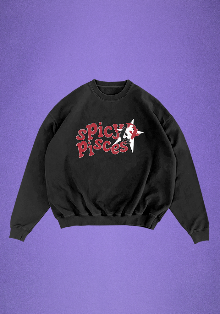 spicy pisces crewneck pullover