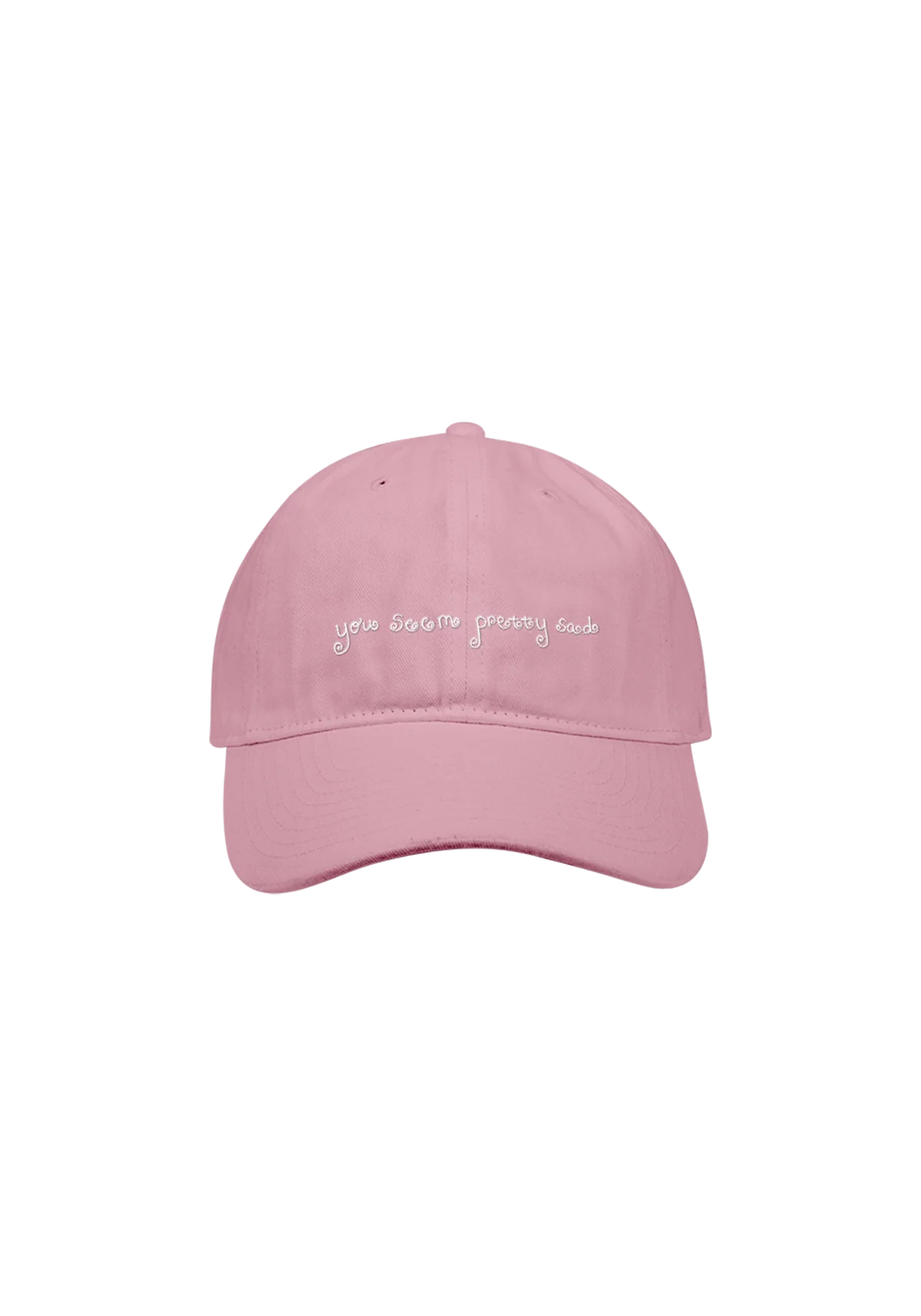 girl in love embroidered hat front