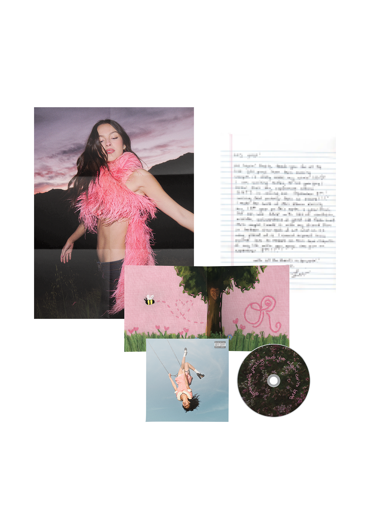 you seem pretty sad for a girl so in love - exclusive cd with letter to AU fans