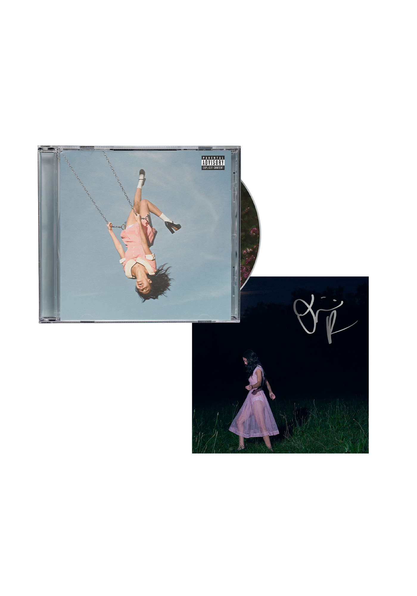 you seem pretty sad for a girl so in love - cd + signed art card