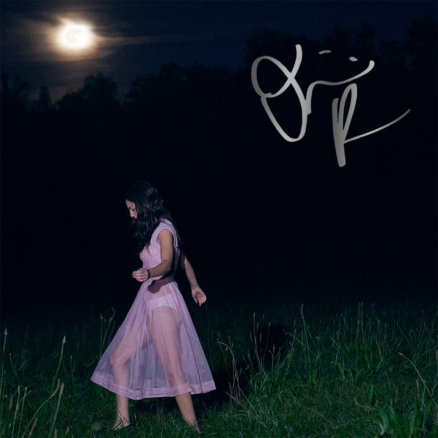 you seem pretty sad for a girl so in love - CD sized signed art card