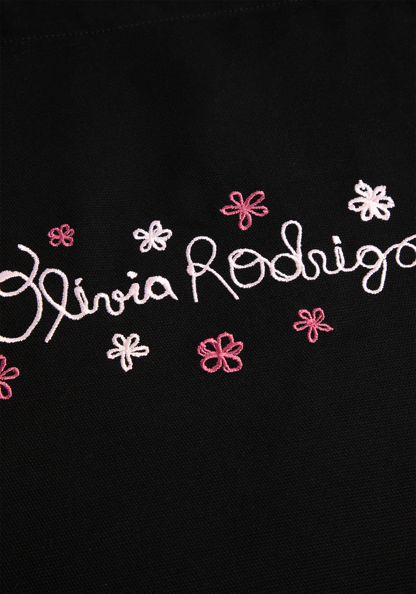 thread logo tote bag detail