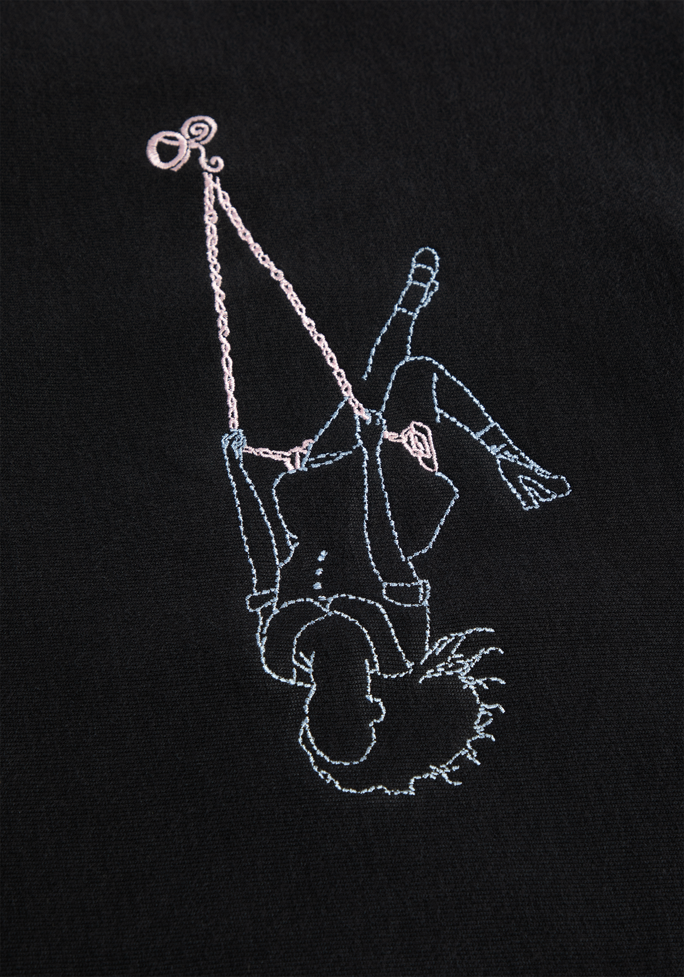 stitched swing embroidered crewneck detail