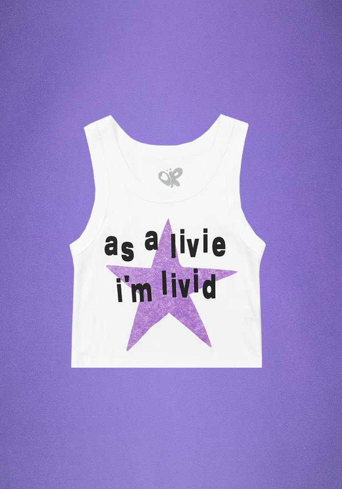 as a livie i'm livid tank top - Front